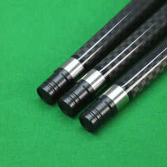 58" Carbon Fiber Pool Cue | Fish Scale Grip 12.5mm Tip | 9-Ball Cue