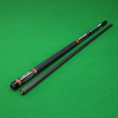 58" Professional Carbon Fiber Pool Cue | 3D Fish Scale Grip | 12.5mm Tip | Model CC03FD